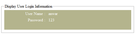 Csharp_Session_UserName_Password_Display
